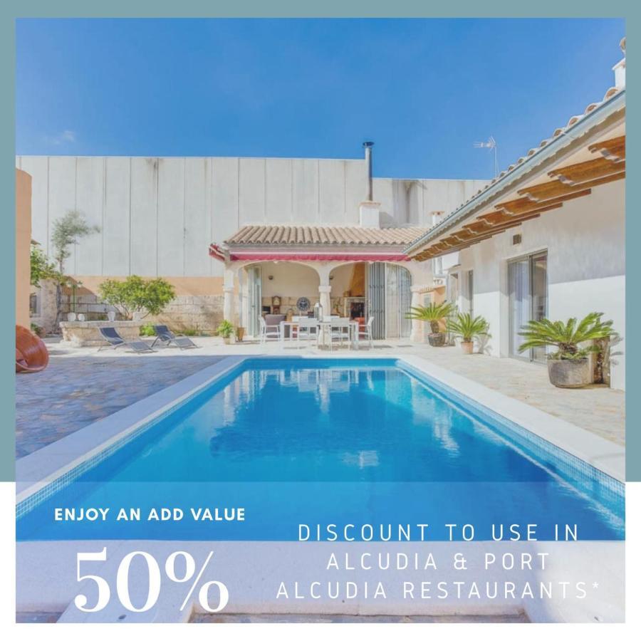 Ca Na Pessina,con piscina privada Villa Sa Pobla Esterno foto